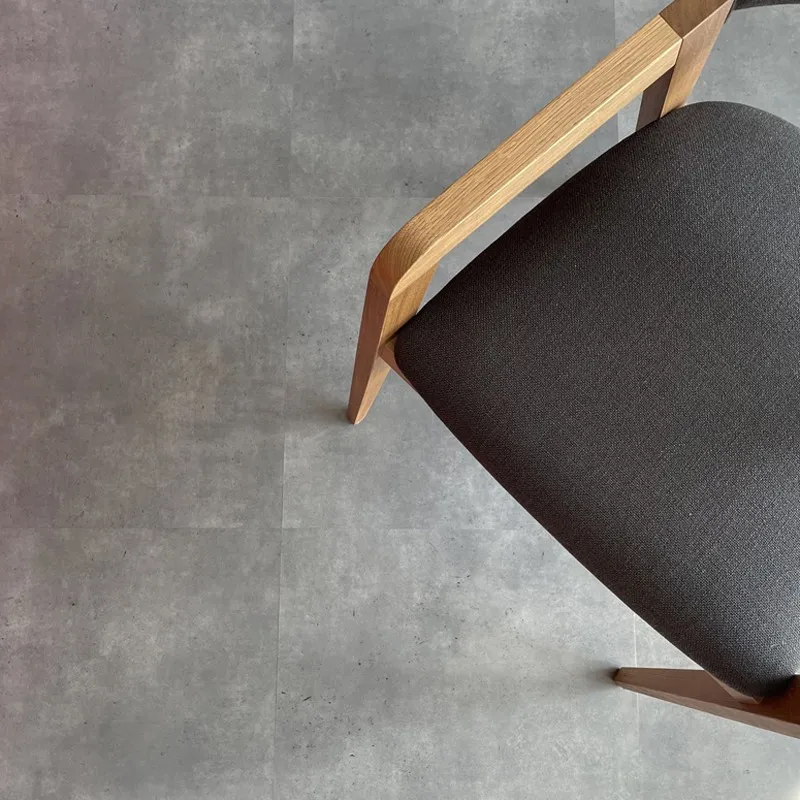 Dalle PVC Effet Béton Foncé